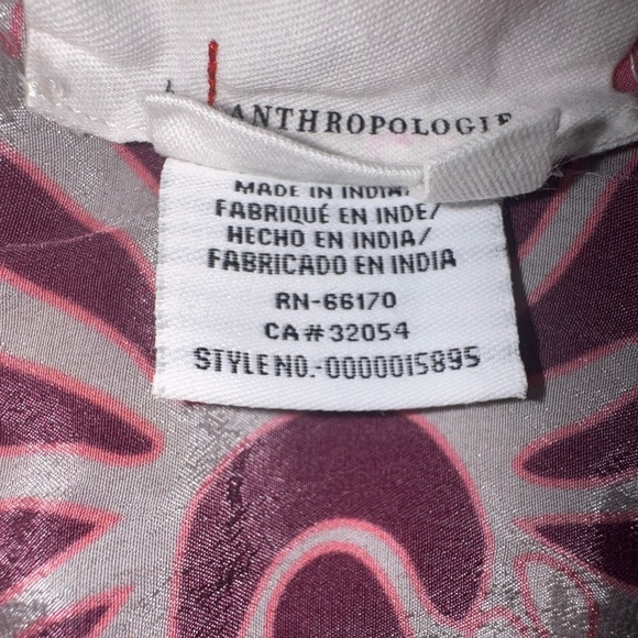 Anthropologie Larissa Floral Kimono | One Size | Open Front EEUC - Picture 8 of 9